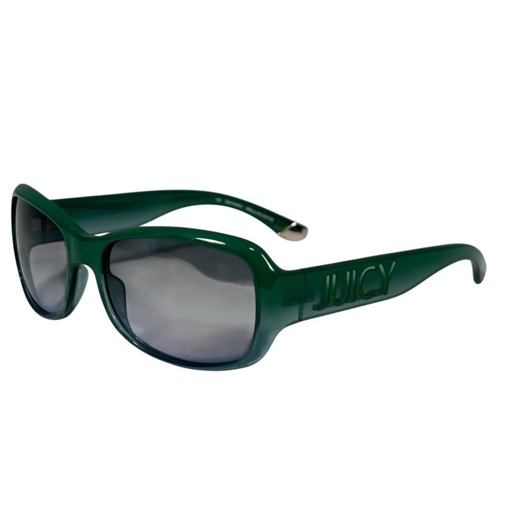 Juicy Couture Green Smells Like Couture Vintage Y2K Sunglasses Womens 57-17 135
